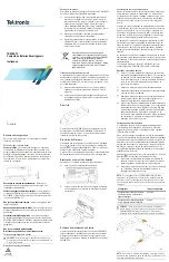 Предварительный просмотр 13 страницы Tektronix TDS3BATC Instructions Manual