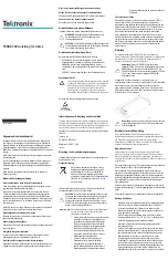 Preview for 3 page of Tektronix TEKBAT Series Instructions Manual