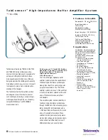 Preview for 1 page of Tektronix TekConnect TCA-1MEG Specifications