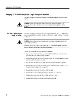 Предварительный просмотр 49 страницы Tektronix TLA 700 Series Installation Manual