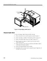 Preview for 87 page of Tektronix TLA5201 Service Manual