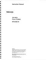 Preview for 1 page of Tektronix TM 502A Instruction Manual