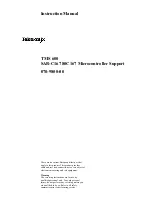 Предварительный просмотр 1 страницы Tektronix TMS 600 SAB-C167 80C167 Instruction Manual