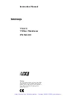 Предварительный просмотр 2 страницы Tektronix VX1411 Instruction Manual