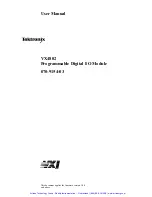 Предварительный просмотр 2 страницы Tektronix VX4802 User Manual