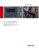 Предварительный просмотр 1 страницы Tektronix WFM5200 & WVR5200 How-To Manual