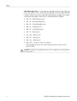 Preview for 8 page of Tektronix WVR5250 Installation And Safety Instructions