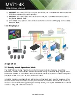 Предварительный просмотр 10 страницы Tekvox MV71-4K User Manual