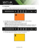 Предварительный просмотр 13 страницы Tekvox MV71-4K User Manual