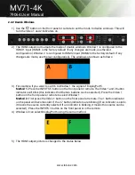 Предварительный просмотр 14 страницы Tekvox MV71-4K User Manual