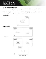 Предварительный просмотр 20 страницы Tekvox MV71-4K User Manual