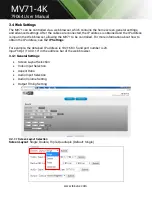 Предварительный просмотр 34 страницы Tekvox MV71-4K User Manual