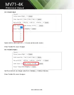 Предварительный просмотр 36 страницы Tekvox MV71-4K User Manual