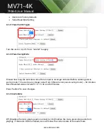 Предварительный просмотр 38 страницы Tekvox MV71-4K User Manual