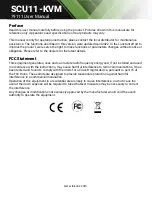 Preview for 2 page of Tekvox SCU11-KVM User Manual