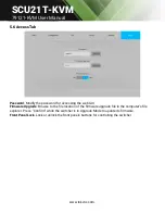 Предварительный просмотр 20 страницы Tekvox SCU21T-KVM User Manual