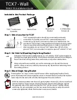 Preview for 1 page of Tekvox TCX7 Installation Manual