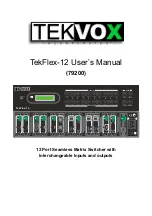 Tekvox TekFlex-12 User Manual preview