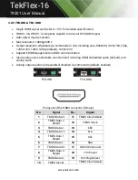 Preview for 16 page of Tekvox TekFlex-16 User Manual