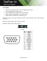 Preview for 21 page of Tekvox TekFlex-16 User Manual