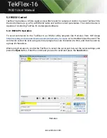 Preview for 29 page of Tekvox TekFlex-16 User Manual