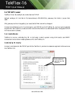 Preview for 40 page of Tekvox TekFlex-16 User Manual