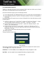 Preview for 42 page of Tekvox TekFlex-16 User Manual