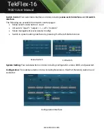 Preview for 44 page of Tekvox TekFlex-16 User Manual