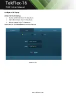Preview for 46 page of Tekvox TekFlex-16 User Manual