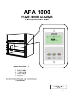 TEL AFA 1000 Operating And Instruction Manual preview