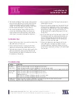 Preview for 2 page of TEL AFA1000/2 MK3 Installation & Calibration Manual