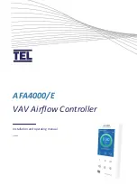 Предварительный просмотр 1 страницы TEL AFA4000/E Installation And Operating Manual