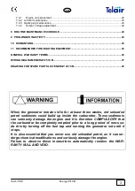 Предварительный просмотр 3 страницы Telair ENERGY 2510B User'S Operating Instruction And Installation Manual