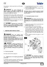 Предварительный просмотр 21 страницы Telair ENERGY 2510B User'S Operating Instruction And Installation Manual