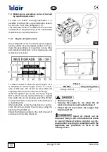 Предварительный просмотр 22 страницы Telair ENERGY 2510B User'S Operating Instruction And Installation Manual