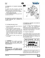 Предварительный просмотр 21 страницы Telair Energy 2510G User'S Operating Instruction And Installation Manual