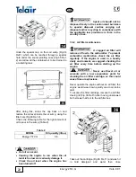 Предварительный просмотр 22 страницы Telair Energy 2510G User'S Operating Instruction And Installation Manual