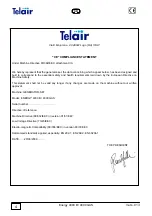 Предварительный просмотр 4 страницы Telair ENERGY 4000B User'S Operating Instruction And Installation Manual