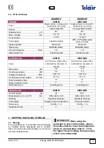 Preview for 7 page of Telair ENERGY 4000B User'S Operating Instruction And Installation Manual