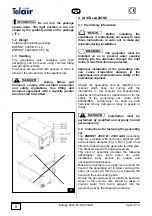 Предварительный просмотр 8 страницы Telair ENERGY 4000B User'S Operating Instruction And Installation Manual