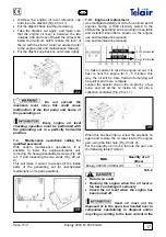 Предварительный просмотр 17 страницы Telair ENERGY 4000B User'S Operating Instruction And Installation Manual