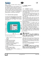 Preview for 16 page of Telair Energy 4010D Use And Maintenance Manual