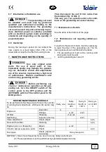 Предварительный просмотр 17 страницы Telair ENERGY 8012 GAS Use And Maintenance Manual And Instructions For Installation