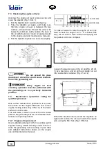 Предварительный просмотр 18 страницы Telair ENERGY 8012 GAS Use And Maintenance Manual And Instructions For Installation