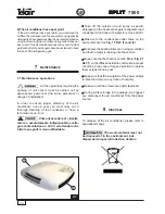 Preview for 20 page of Telair ICEBERG SPLIT 7000 Manual For Installation And User Manual