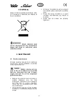 Preview for 17 page of Telair Silent 8400H Manual For Installation And User Manual