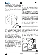 Предварительный просмотр 12 страницы Telair TIG 3000D Use And Maintenance Manual And Instructions For Installation