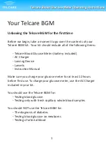 Preview for 5 page of TELCARE TELCBGM01 User Manual