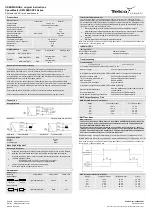 Telco Sensors SM 3000/CAT2 Series User Manual предпросмотр