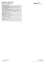 Preview for 2 page of Telco Sensors SM 3000/CAT2 Series User Manual